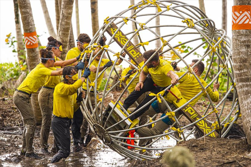 Una de las pruebas de la edición 17 de 'El Conquis'. / EiTB