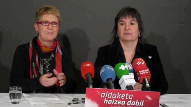 Karmele Aierbe y Maribi Ugarteburu. / EP