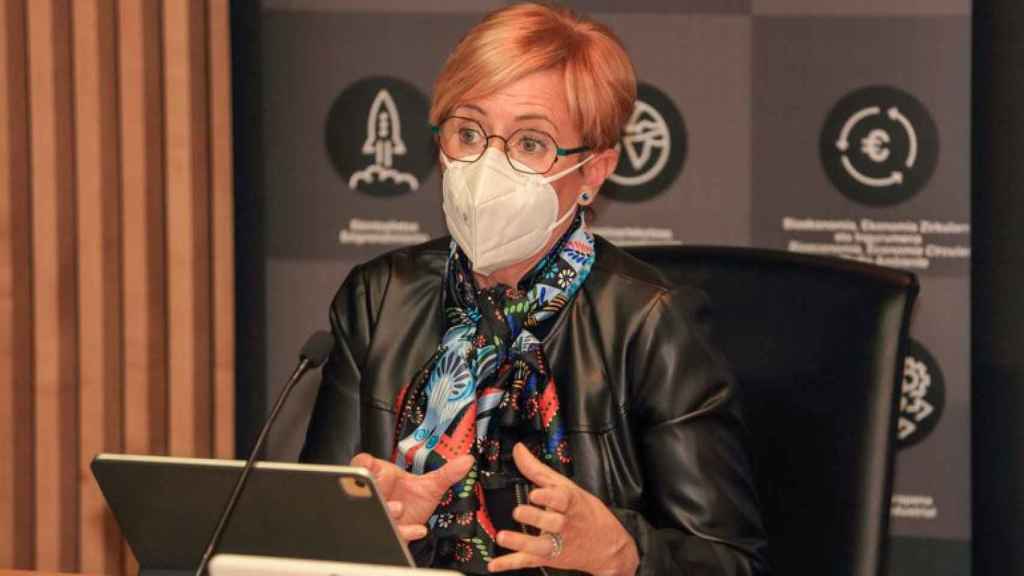 La consejera de Desarrollo Econmico, Sostenibilidad y Medio Ambiente, Arantxa Tapia. / IREKIA