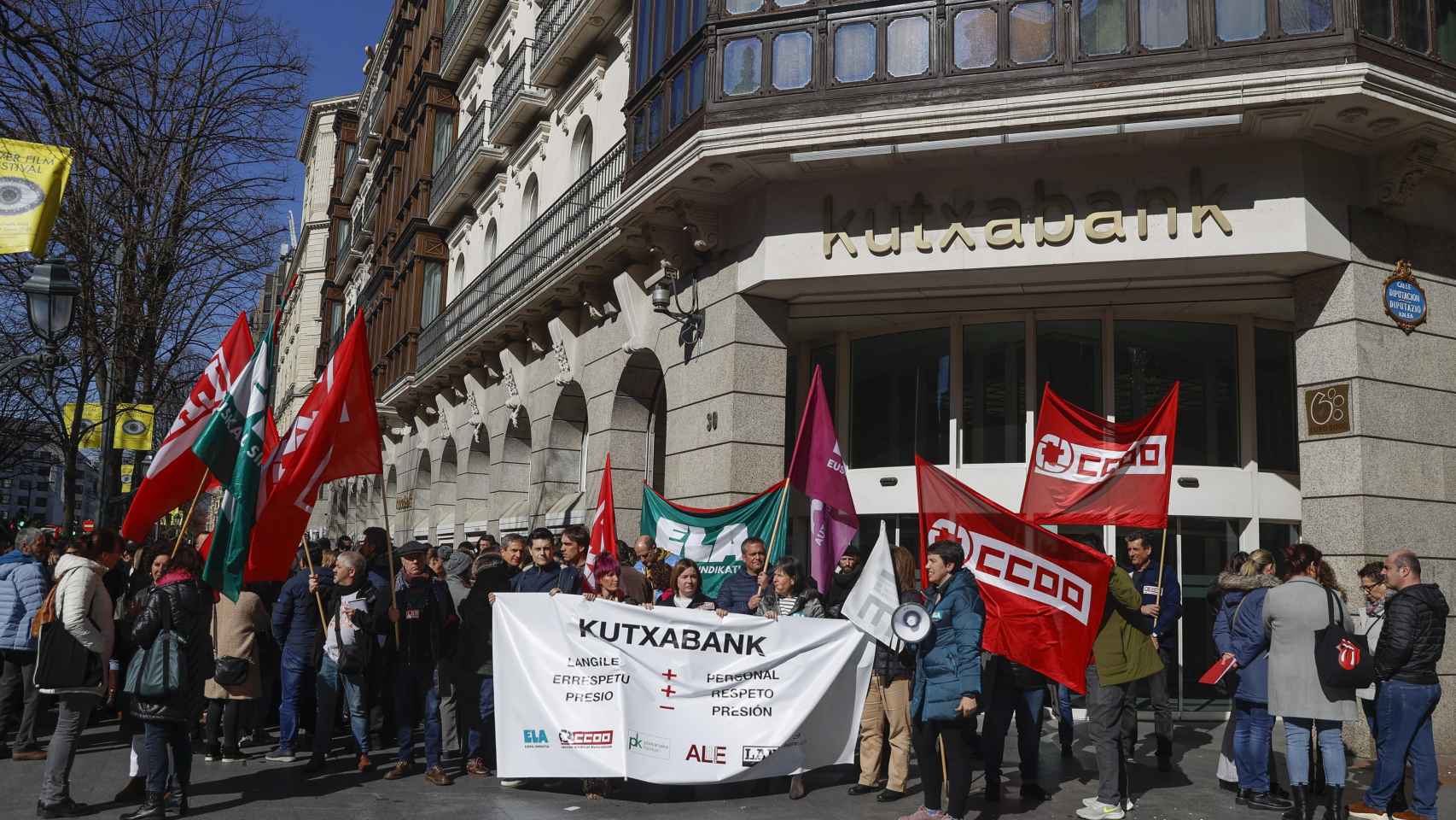 Sede de Kutxabank en Bilbao./EFE