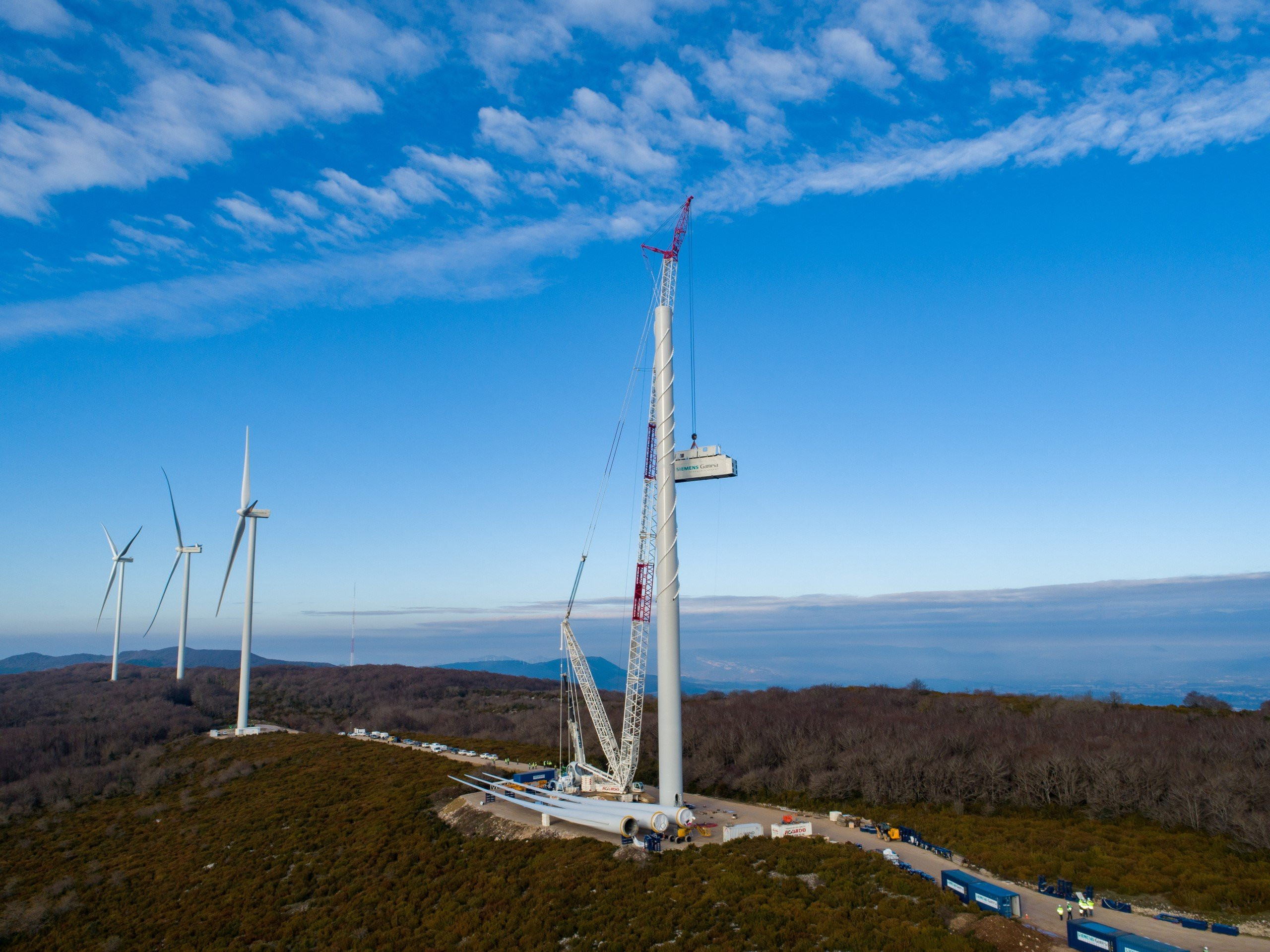 Montaje de la turbina 5.X de Siemens Gamesa / Siemens Gamesa