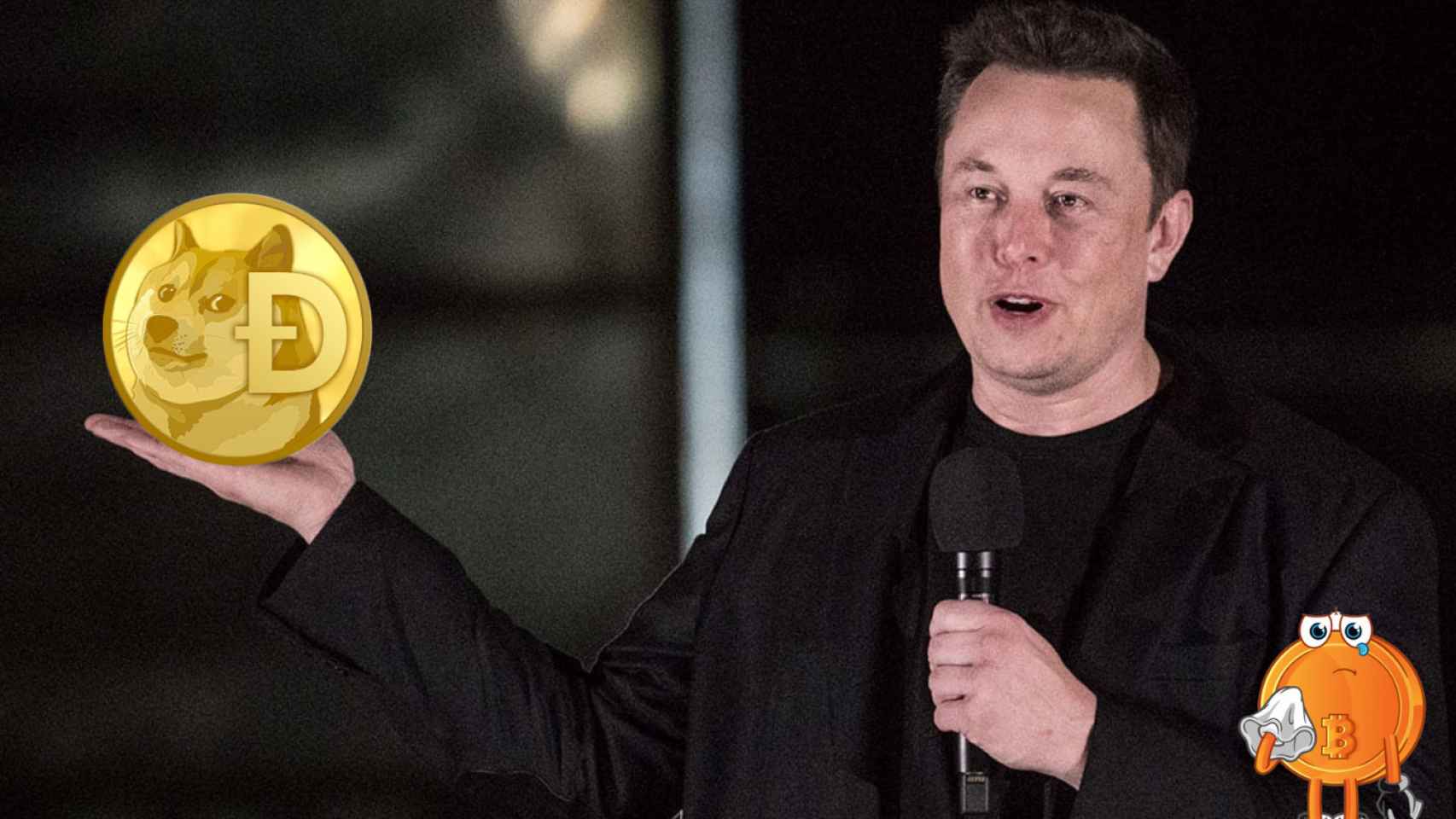 Elon Musk ensalza a Dogecoin mientras critica a Bitcin en su cuenta de Twitter.