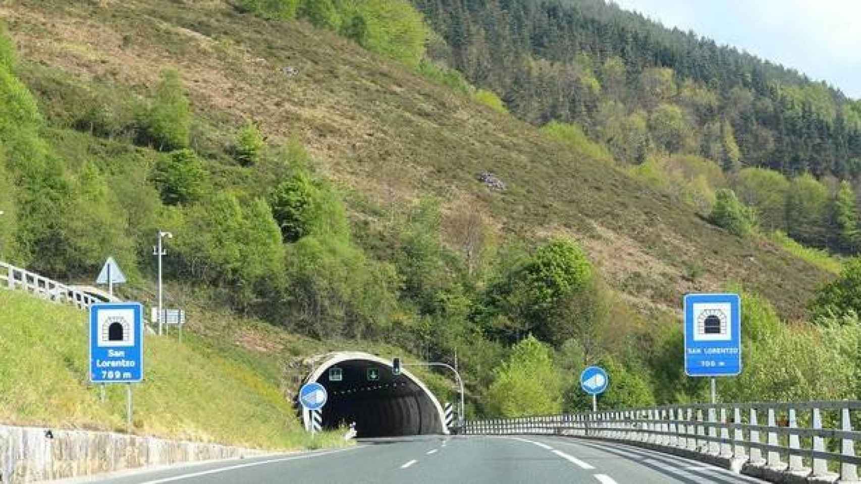 La A-15 en uno de sus tramos por Gipuzkoa. / Diputacin Foral de Gipuzkoa