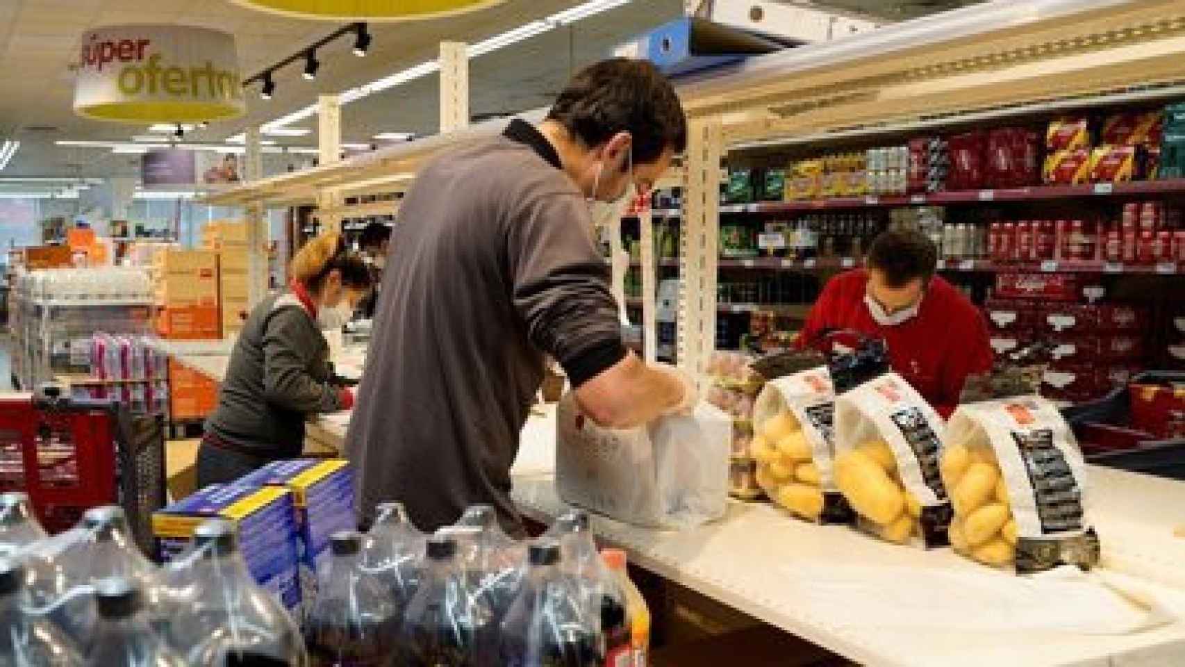 Reparto a domicilio supermercados. EP