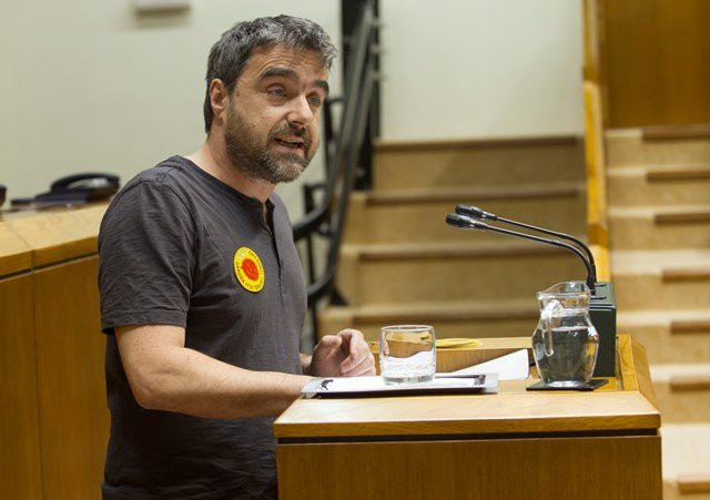 El parlamentario de EH Bildu Mikel Otero. /CV