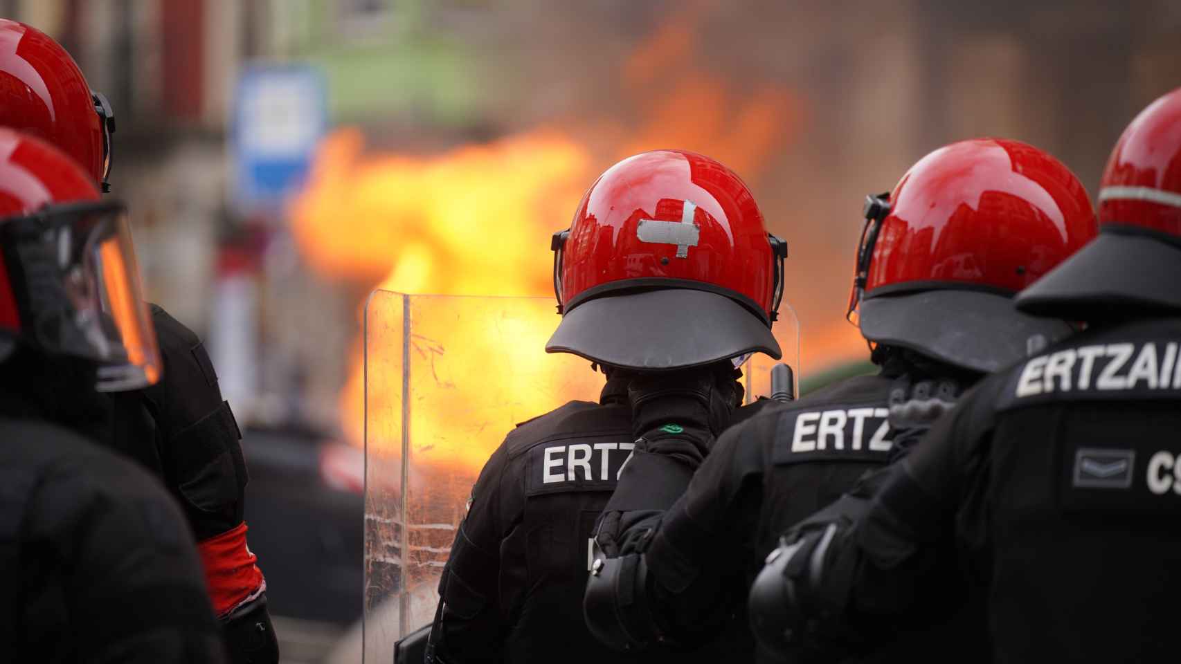 Agentes de la Ertzaintza. / EP