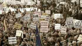 Manifestacin en contra de ETA. / Basta Ya!