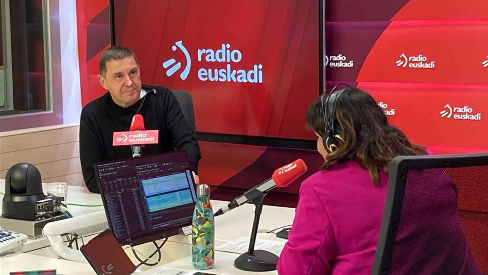 Arnaldo Otegi este jueves en Radio Euskadi. /EITB