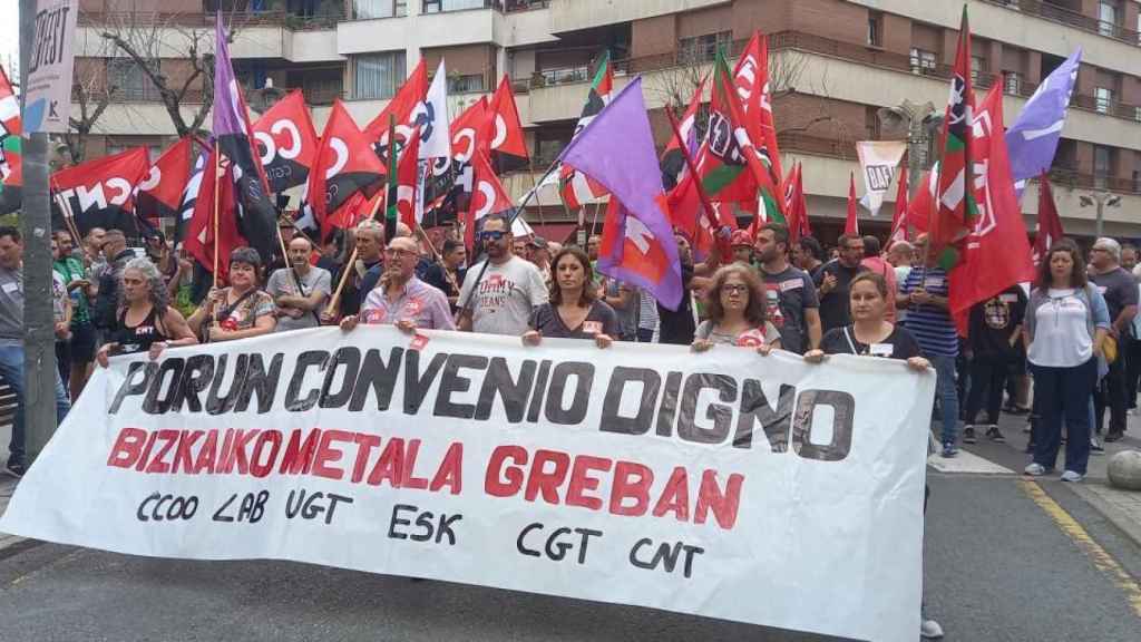 Manifestacin del Metal de Bizkaia. / EP