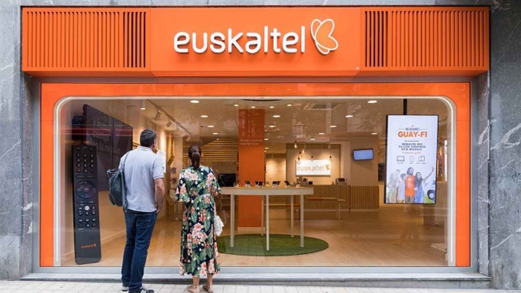 Tienda Euskaltel. / EP