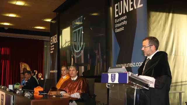 El rector de Euneiz, Llus Vicent / Euneiz