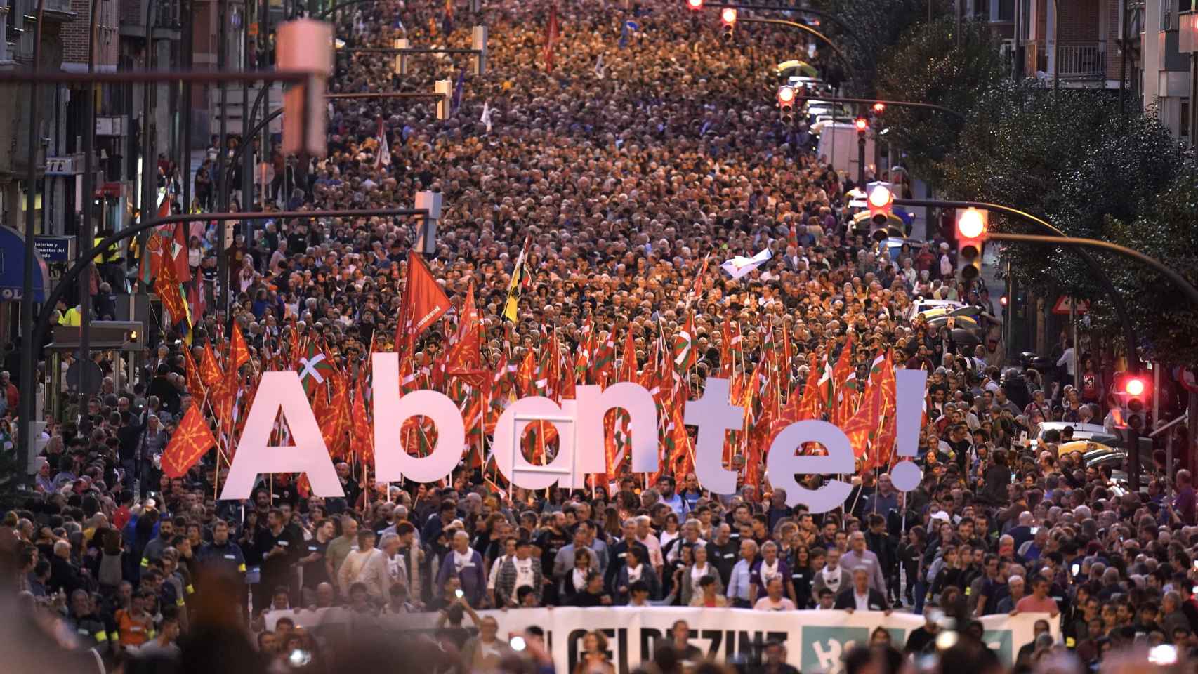 Manifestacin poltica de EH Bildu en Bilbao / H. Bilbao (Europa Press)