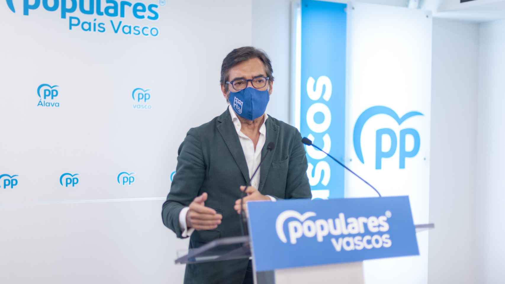 El presidente del PP de lava, Iaki Oyarzabal. / EP