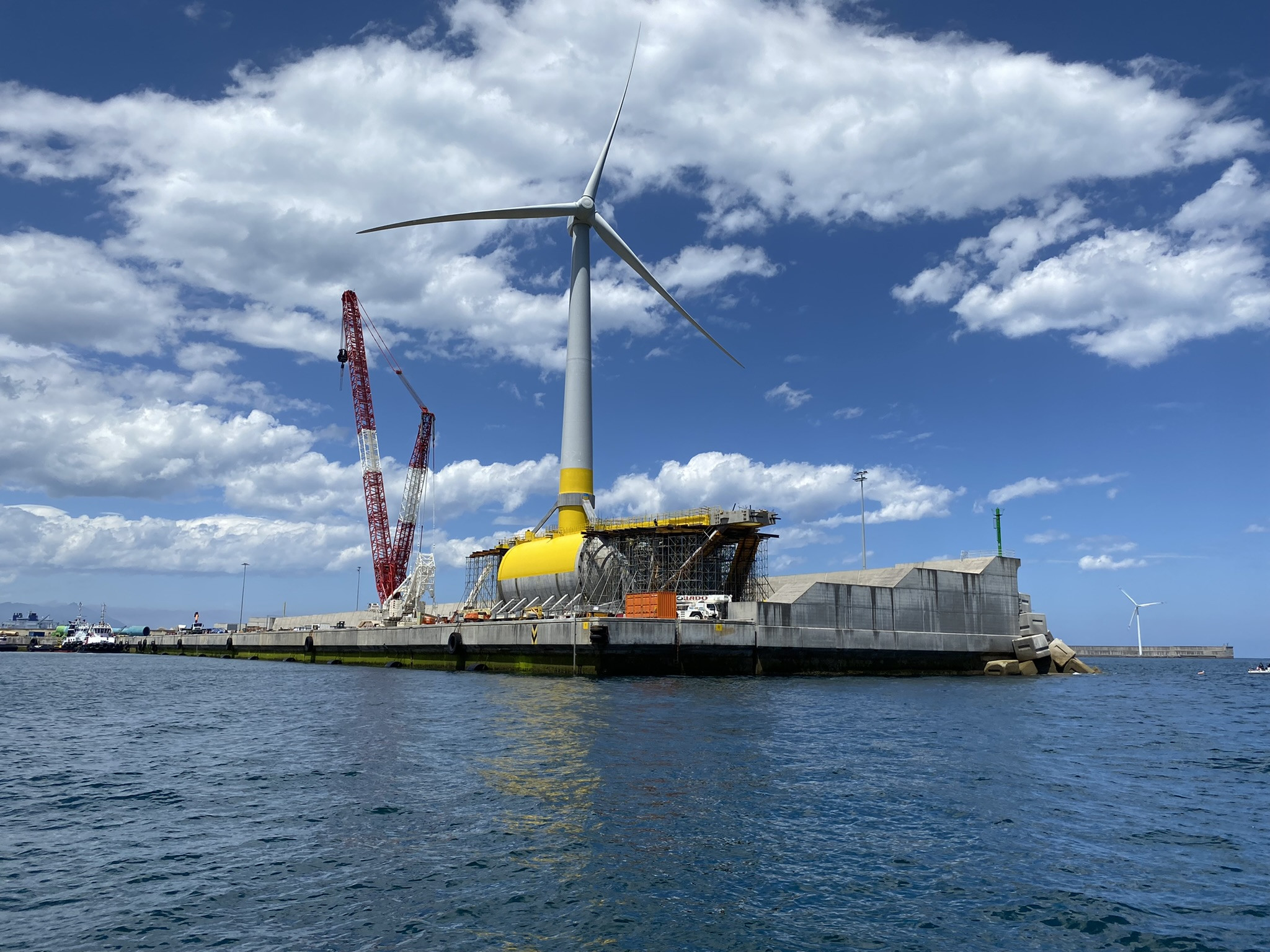 La plataforma DemoSATH de Saitec en el Puerto de Bilbao / CV