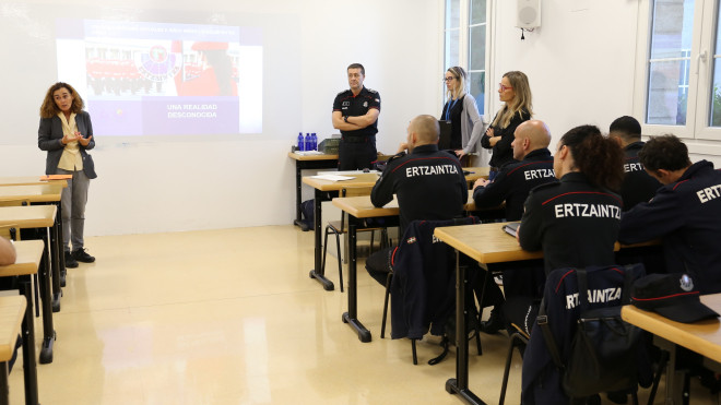 Agentes de la Ertzaintza. / EP