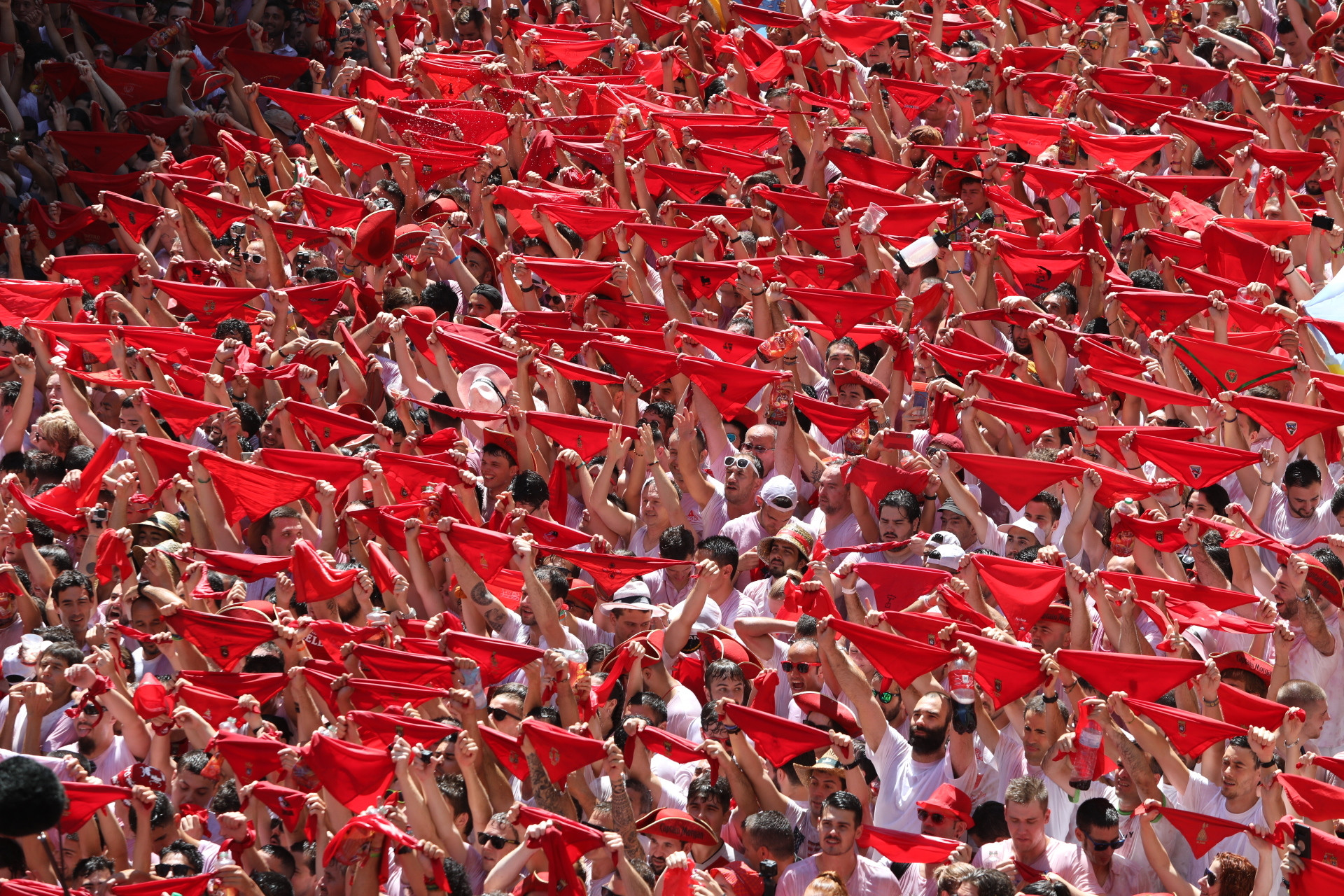 Chupinazo de las fiestas de San Fermín. / EP