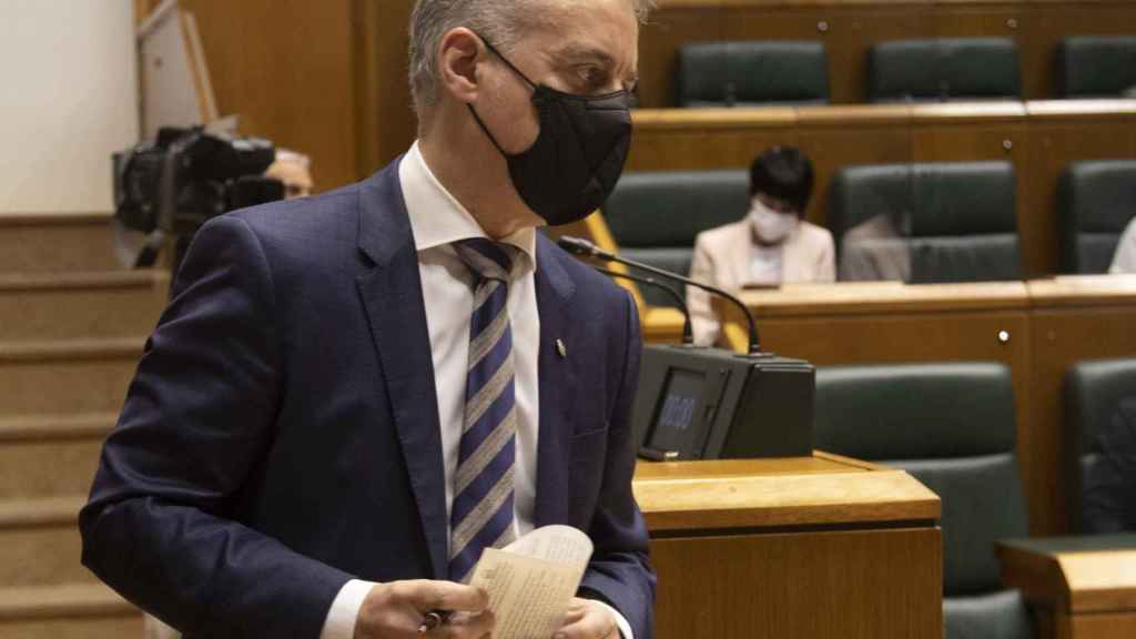 El lehendakari, Iigo Urkullu, en el Parlamento Vasco/EP