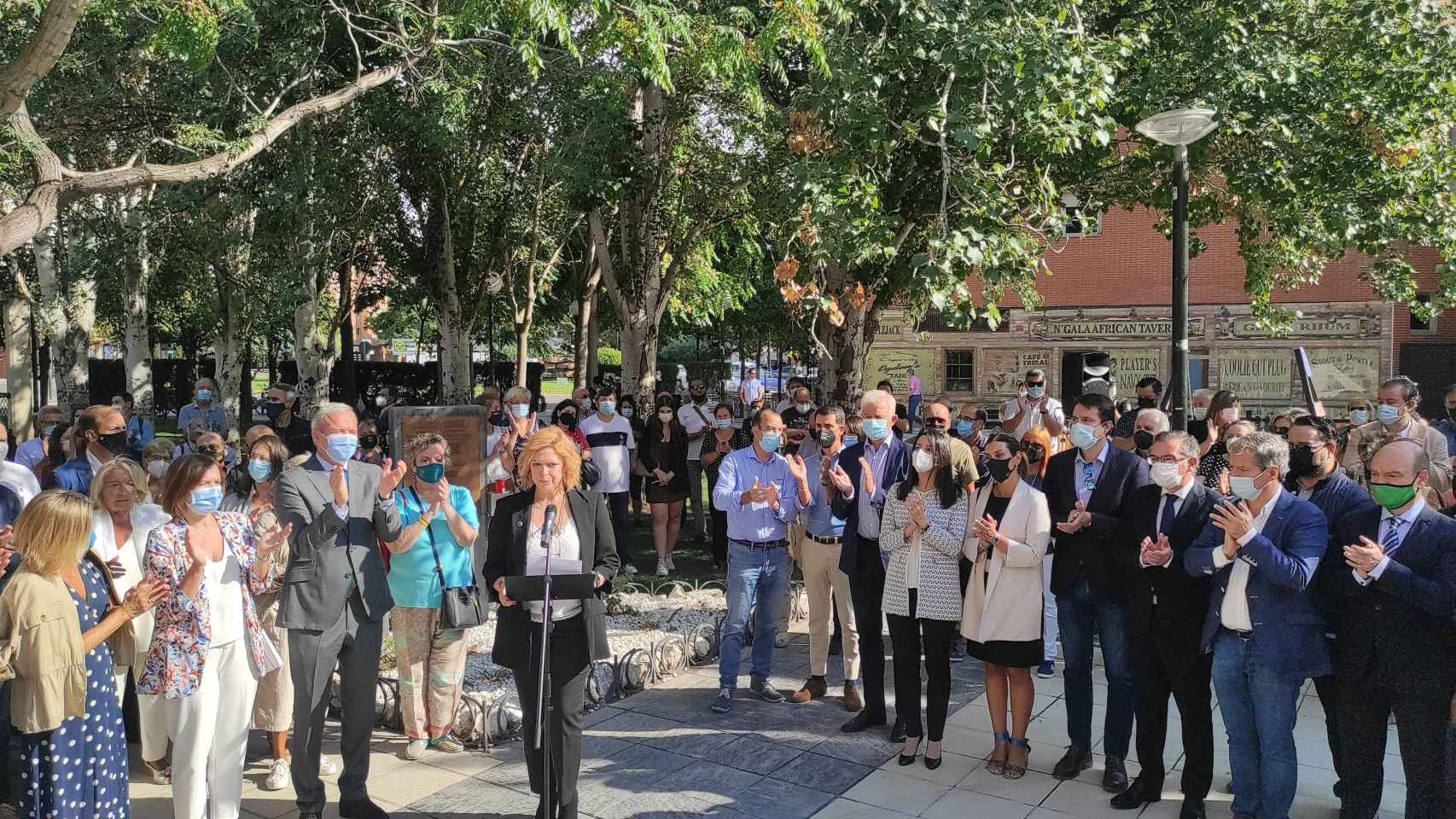 Acto de la AVT en Zaragoza. / EP