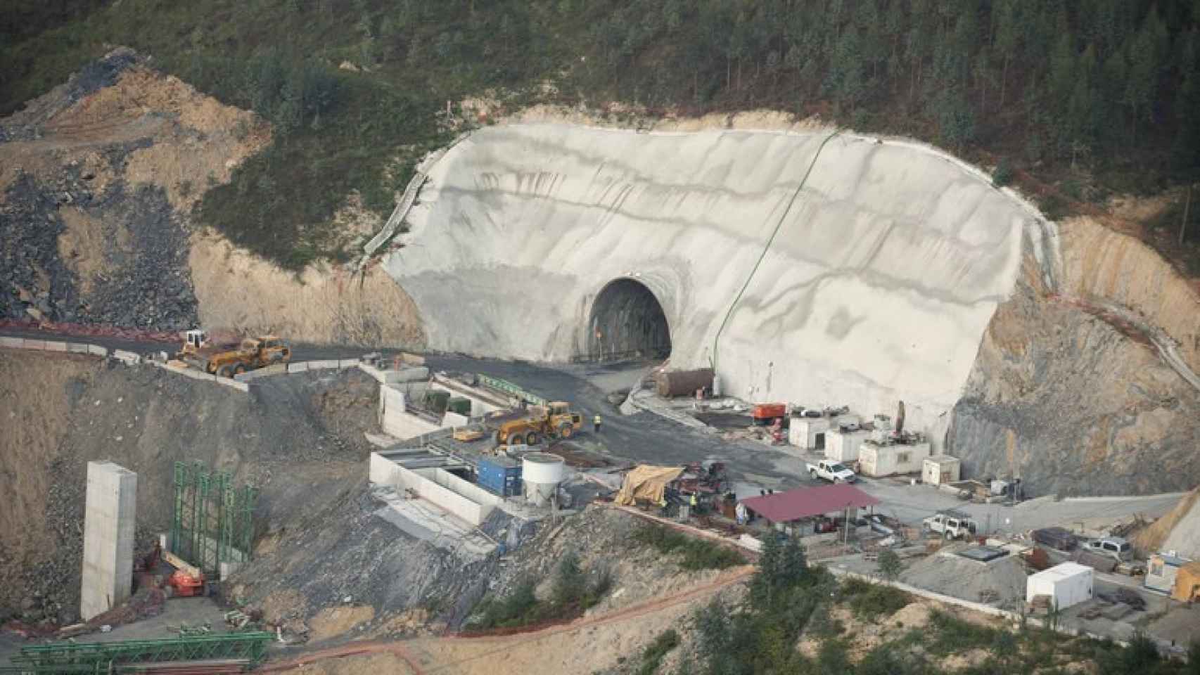 Obras del TAV en Gipuzkoa. / IREKIA