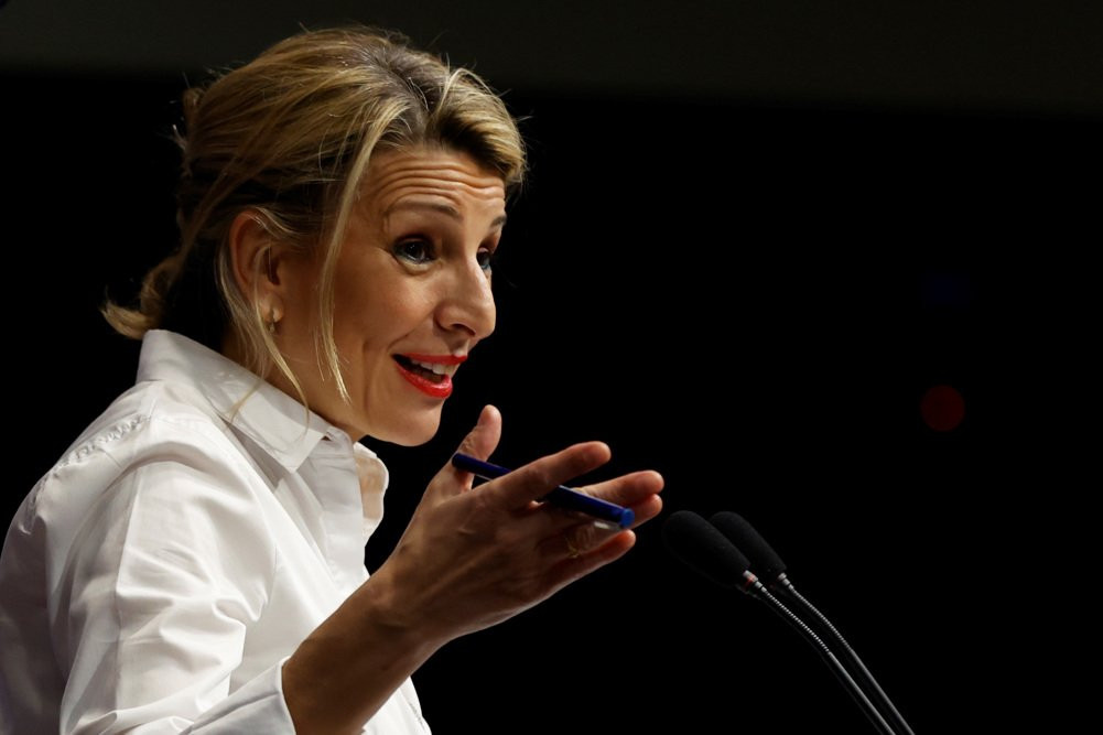 La vicepresidenta segunda y ministra de Trabajo y Economía Social, Yolanda Díaz. / EFE