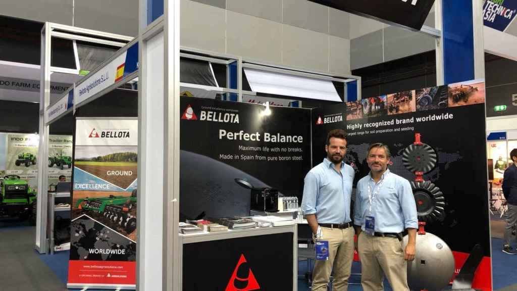Stand de Bellota Agrisolutions durante una feria / Bellota