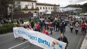 Manifestacin de Sare hace unos das frente a la crcel de Martutene. / Efe