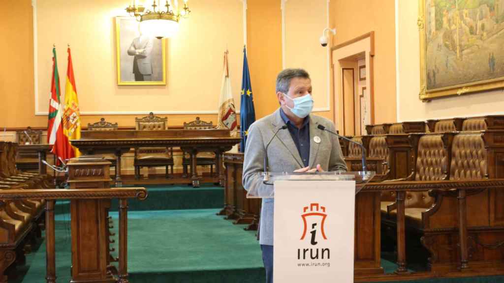 El alcalde de Irn, el socialista Jos Antonio Santano, en una imagen reciente. EP