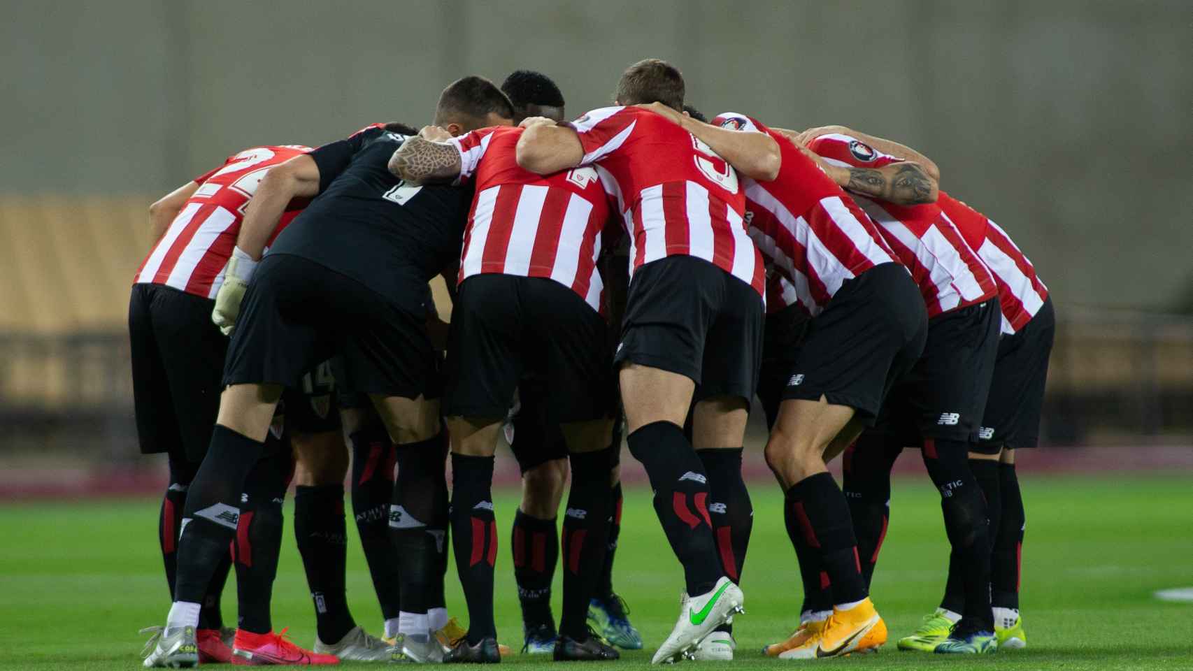 Jugadores del Athletic durante la final de la Copa del Rey 2021 / EP