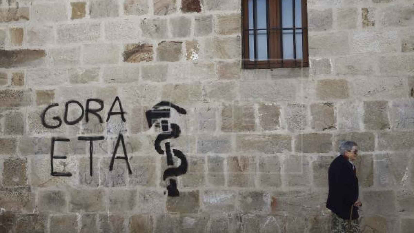 Imagen de pintadas a favor de ETA/ EFE