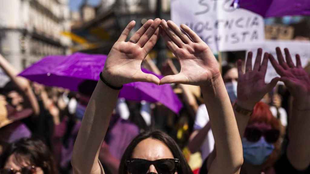 Imagen de una manifestacin contra la violencia machista. / EP