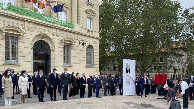 Acto de inauguración del Centro Memorial de Víctimas del Terrorismo. / CV