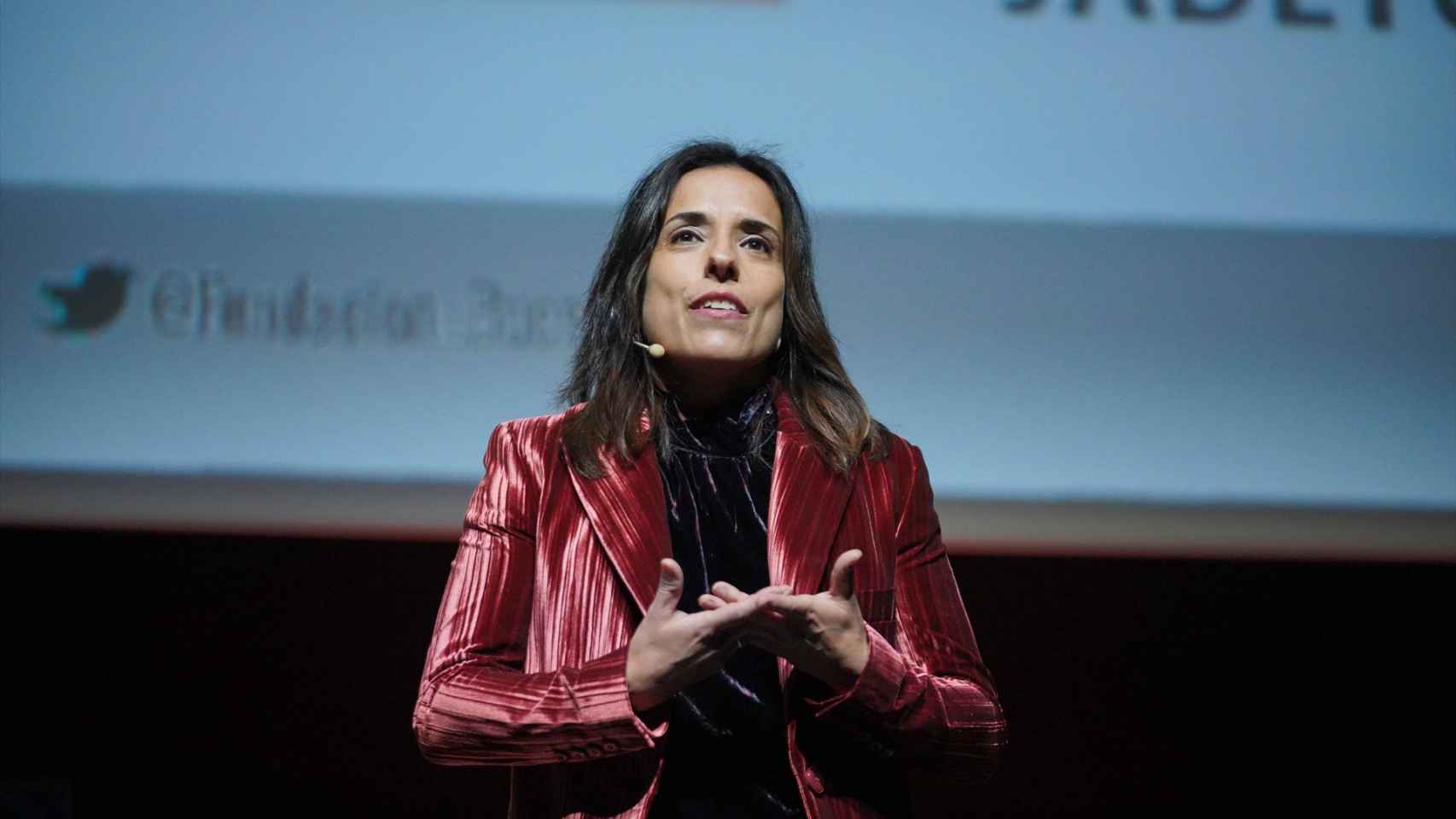 La vicepresidenta de la Fundacin Fernando Buesa, Sara Buesa, durante el XXIII In Memoriam de la Fundacin Fernando Buesa ./EuropaPress