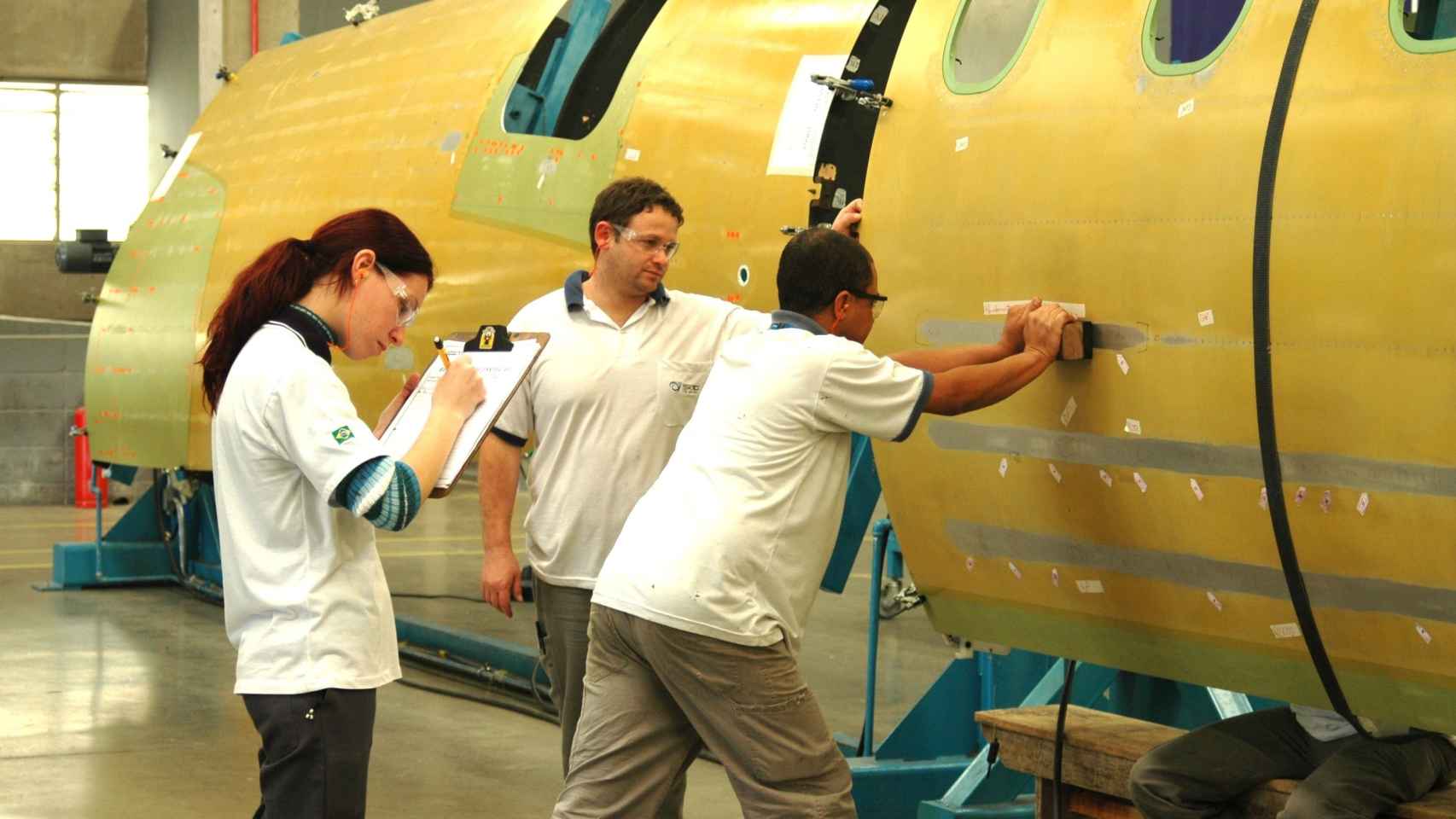 Trabajadores del sector aeronatico. / EP