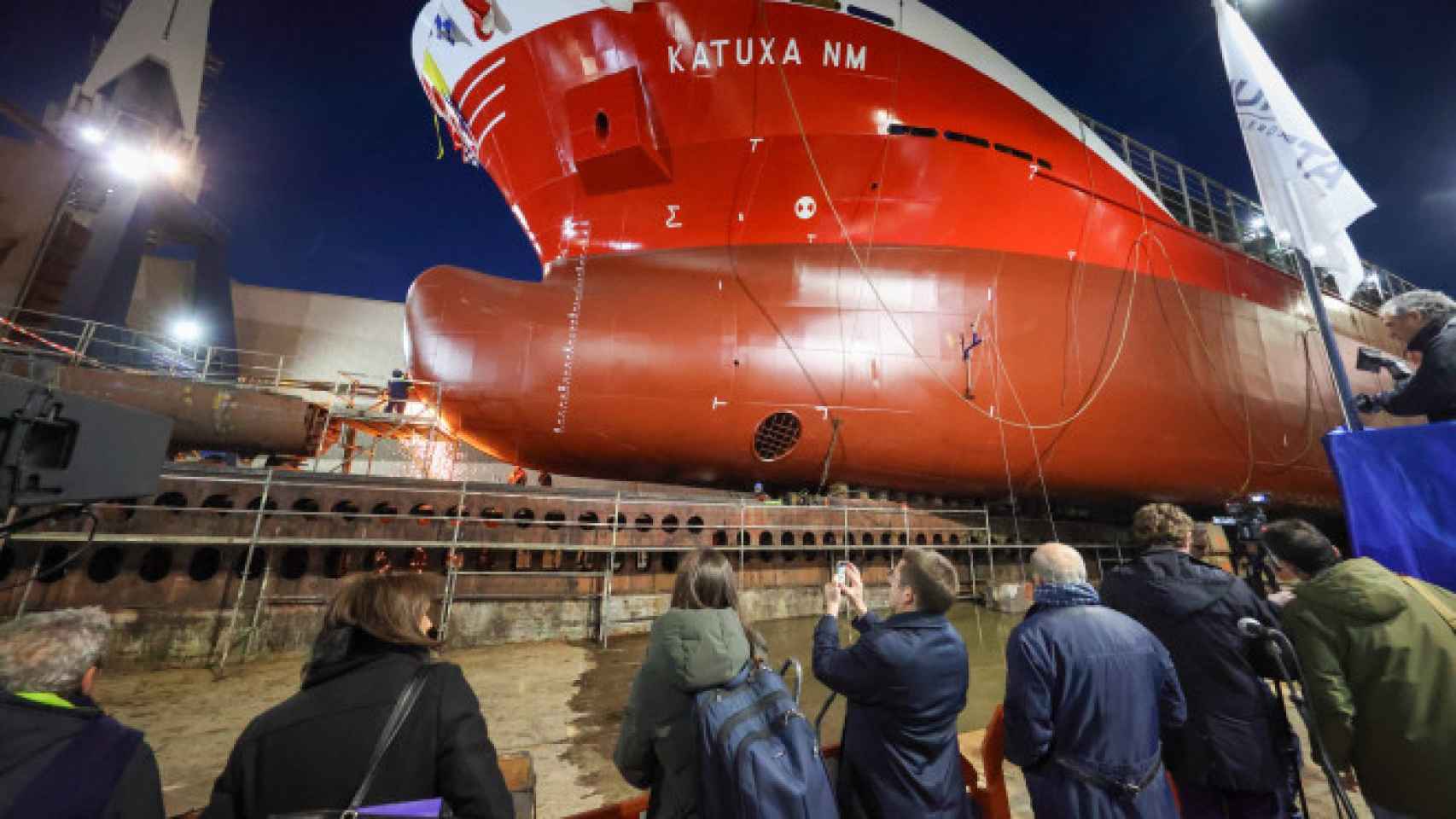 Botadura del ltimo buque de Astilleros Murueta, uno de los puntales del sector naval en Euskadi / CV