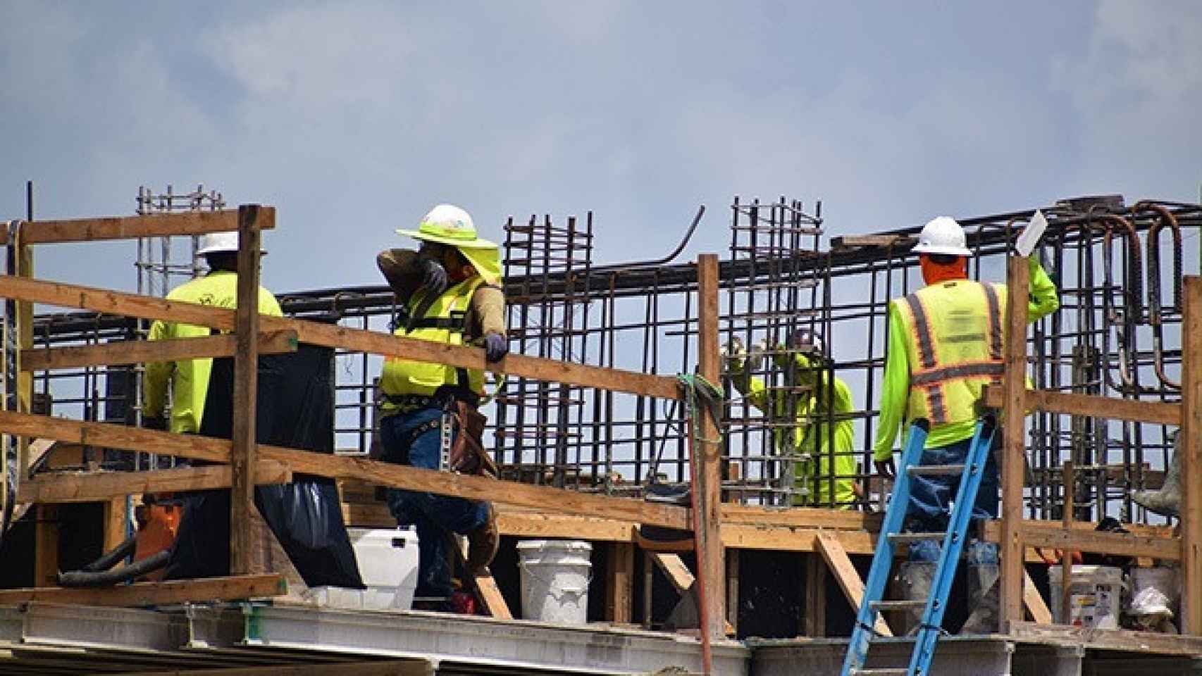 Trabajadores de la construccin. / EP