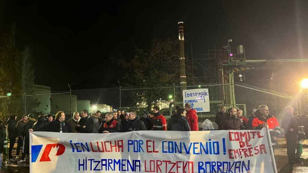 Concentracin de la plantilla de Petronor / CCOO