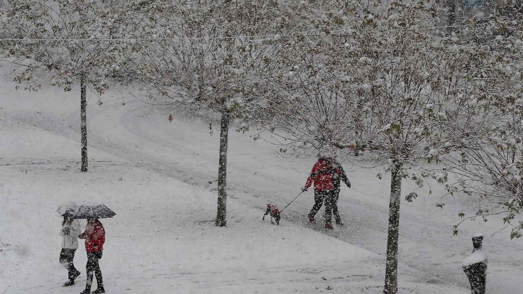 Estampa invernal. / EFE