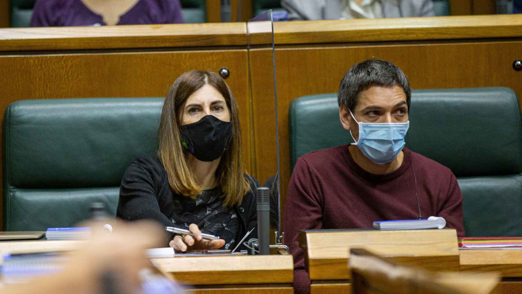 Miren Gorrotxategi, portavoz de Elkarrekin Podemos en el Parlamento Vasco