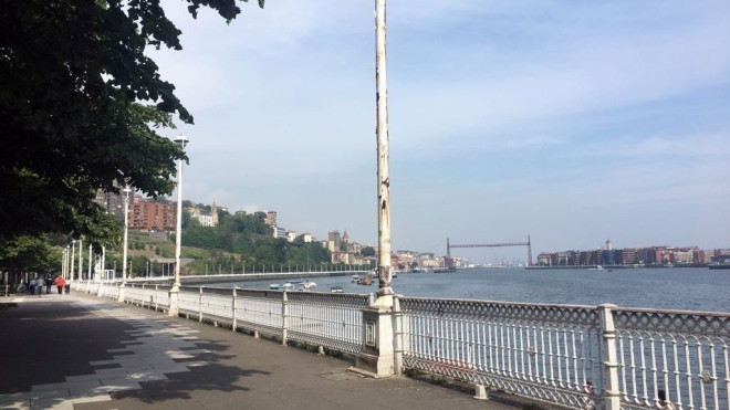 Paseo de la Benedicta de Sestao, a escasos metros del parking donde sucedieron los hechos. / EP