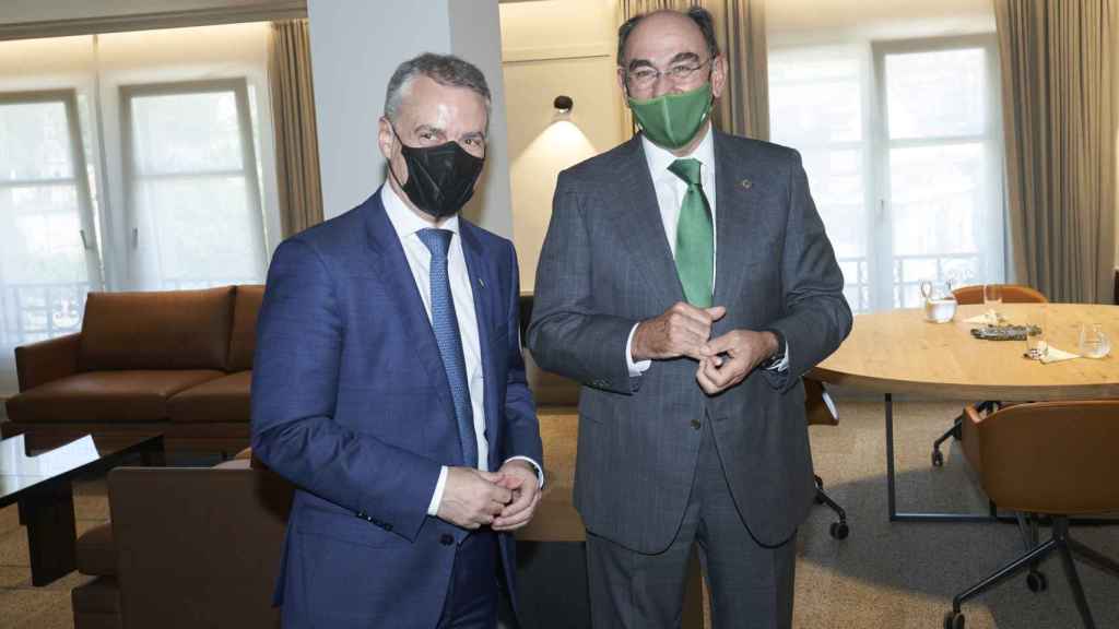 El lehendakari Urkullu junto al presidente de Iberdrola. / IREKIA