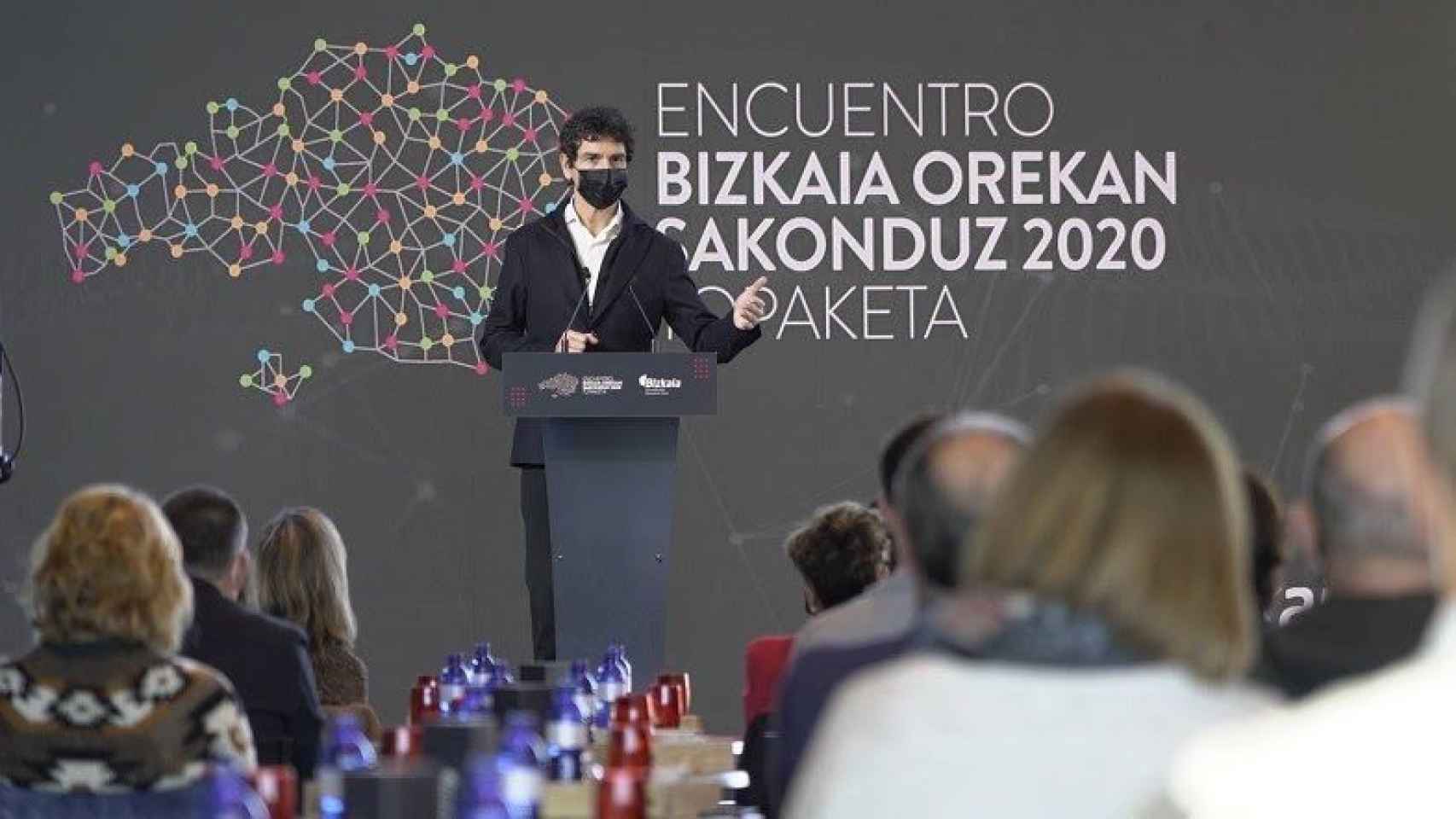 El diputado general, Unai Rementeria, participa en la presentacin de la renovada estrategia junto a los ayuntamientos y agencias de desarrollo local y comarcal. /EUROPA PRESS