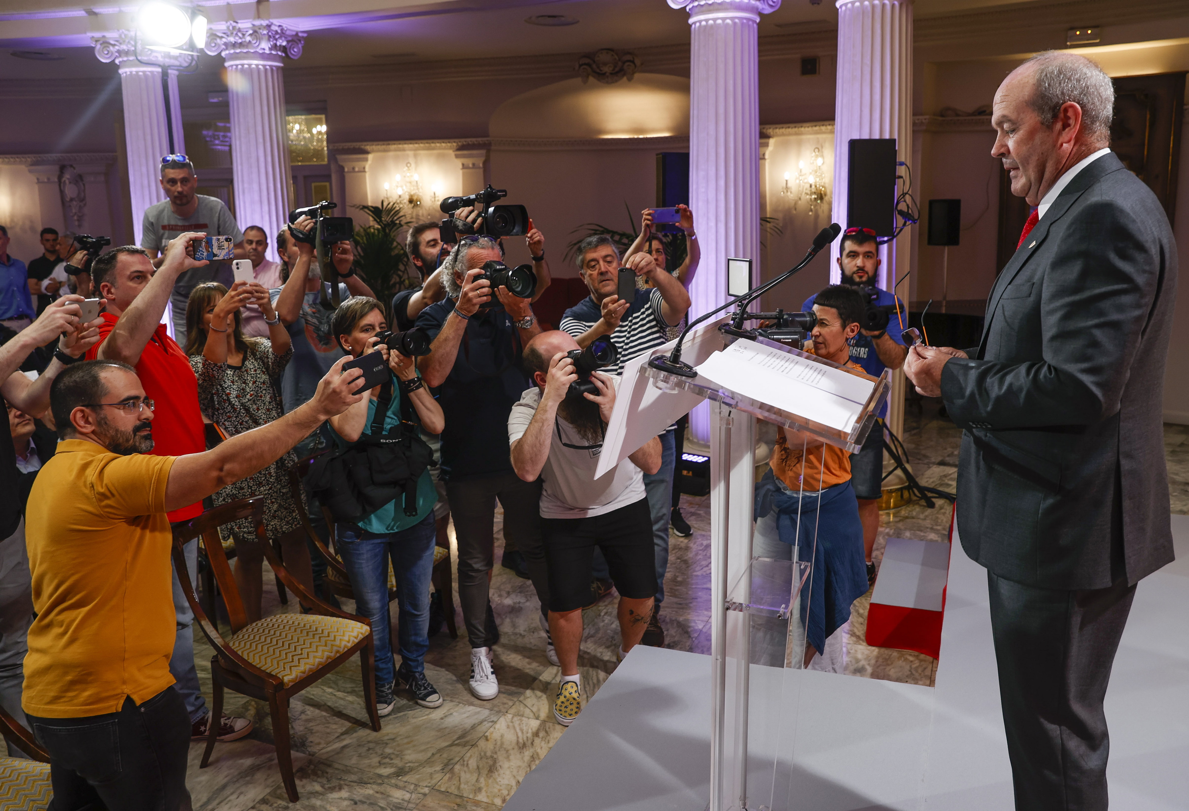 El presidente del puerto de Bilbao, Ricardo Barkala / EFE