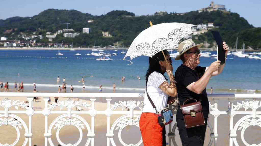 Playa de La Concha en Donostia / EFE