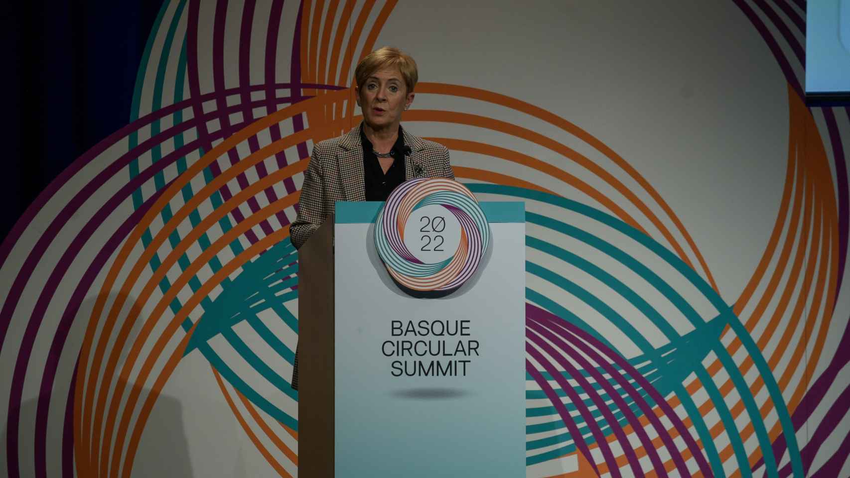 Arantxa Tapia inaugura el 'Basque Circular Summit' 2022 / EP