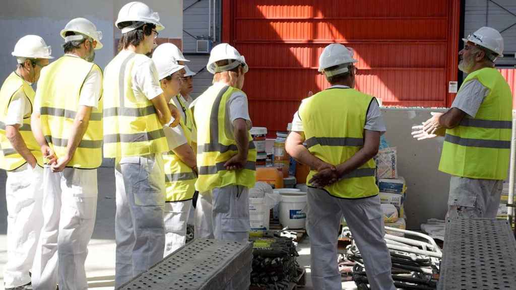 Trabajadores del sector de la construcción / EUROPA PRESS