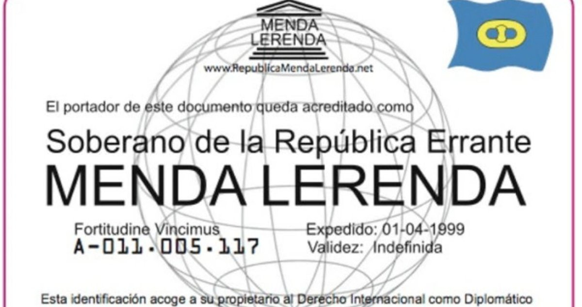 DNI de la República Errante Menda Lerenda