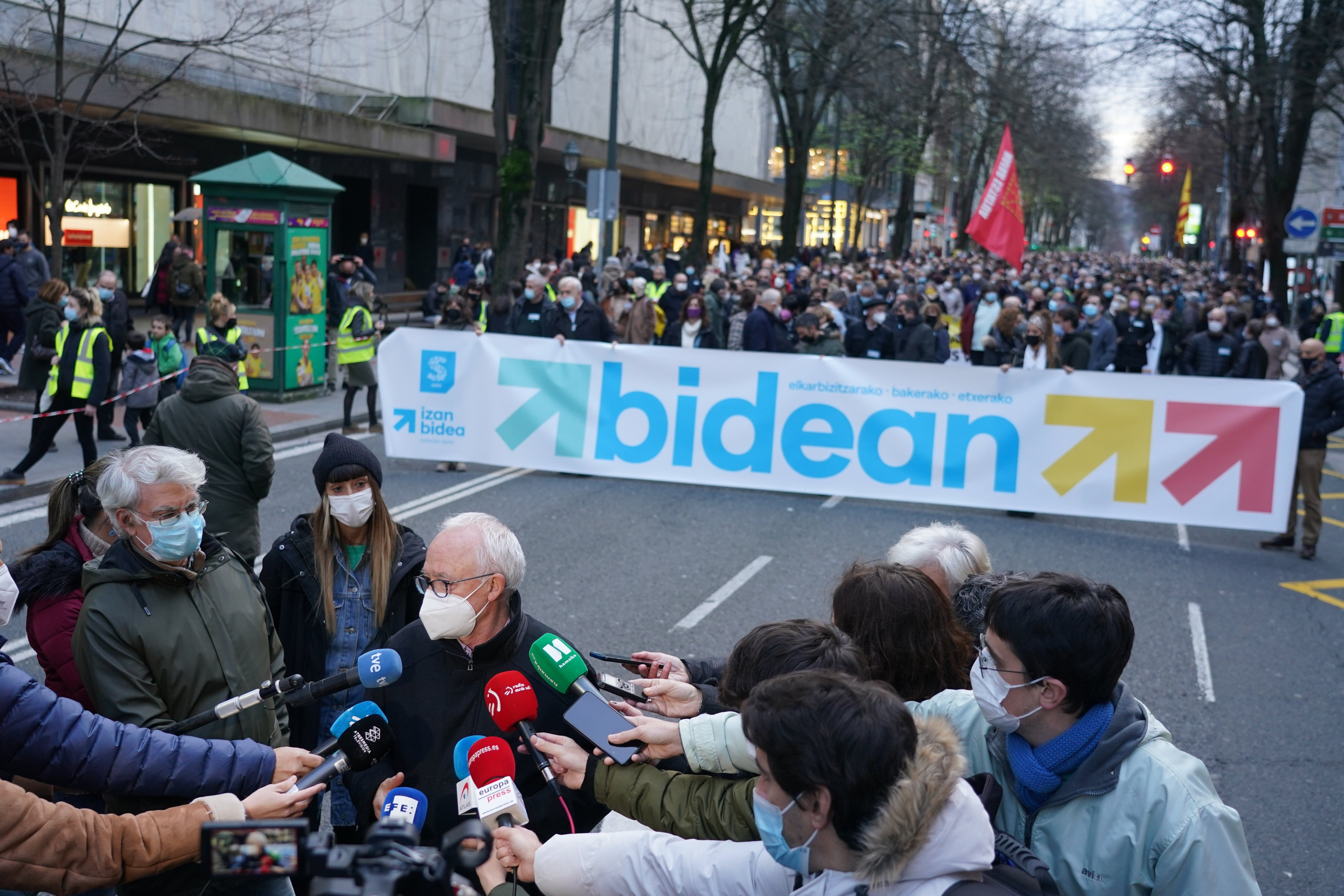 Manifestación de Sare. / EP