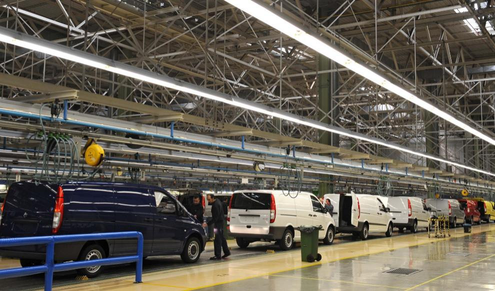 Instalaciones de Mercedes en Vitoria. / EFE