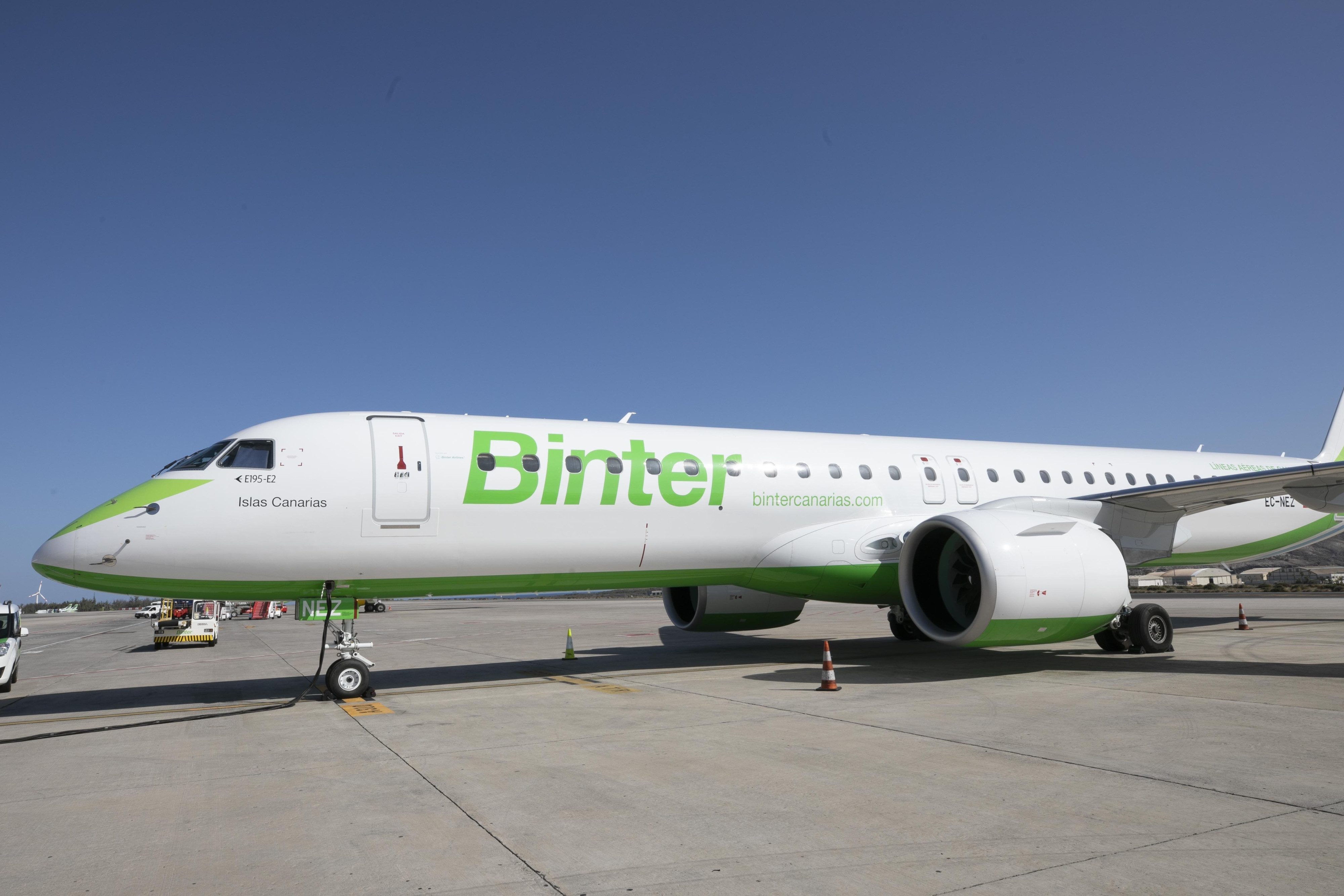 Avión de la compañía aérea Binter. / EP