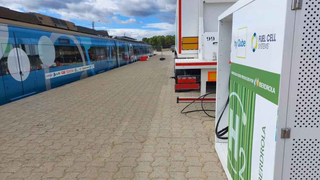 Dispensador de hidrgeno verde de Iberdrola para el tren de CAF / Iberdrola